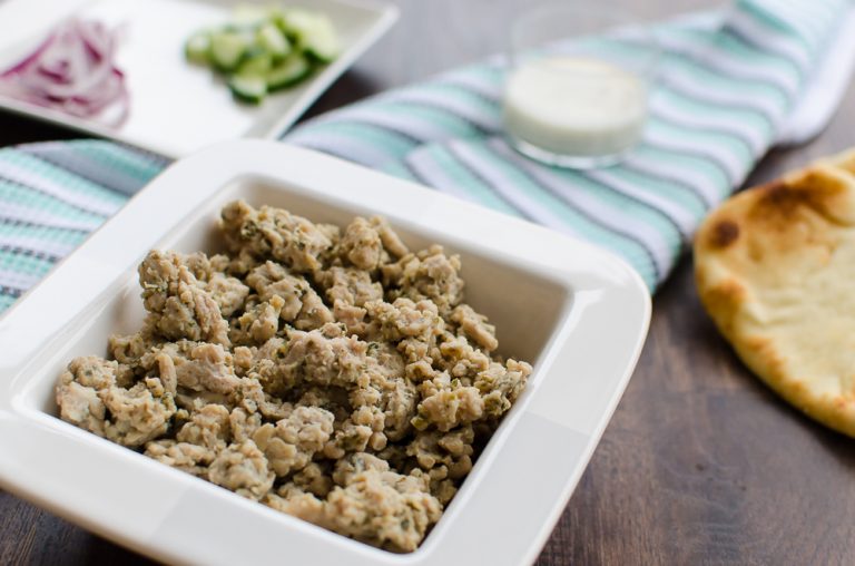 Easy Weeknight Dinner Ground Chicken Gyros AllMomDoes