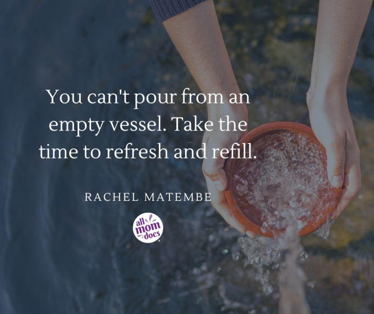 You Can’t Pour From An Empty Vessel Take Time To Refresh And Refill