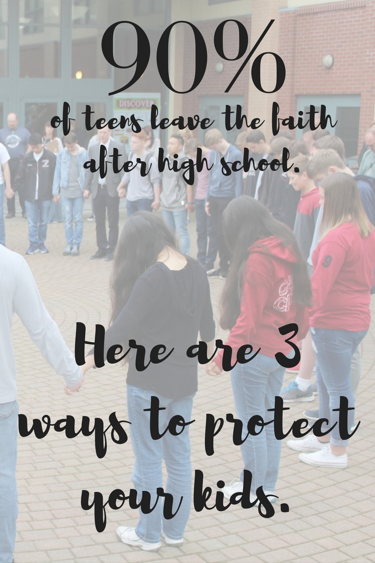 You want to raise Christian kids. How do you help them develop a strong faith, so they don